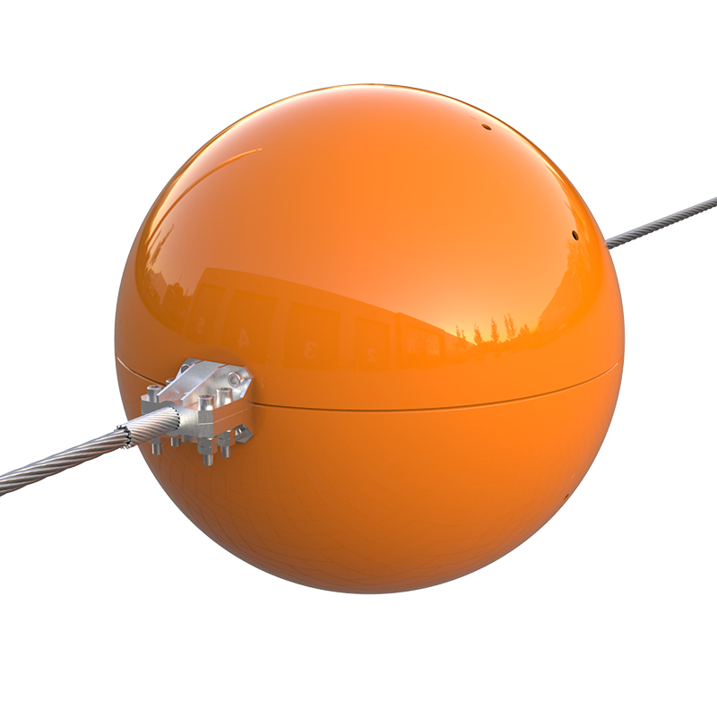 FRP aircraft warning ball