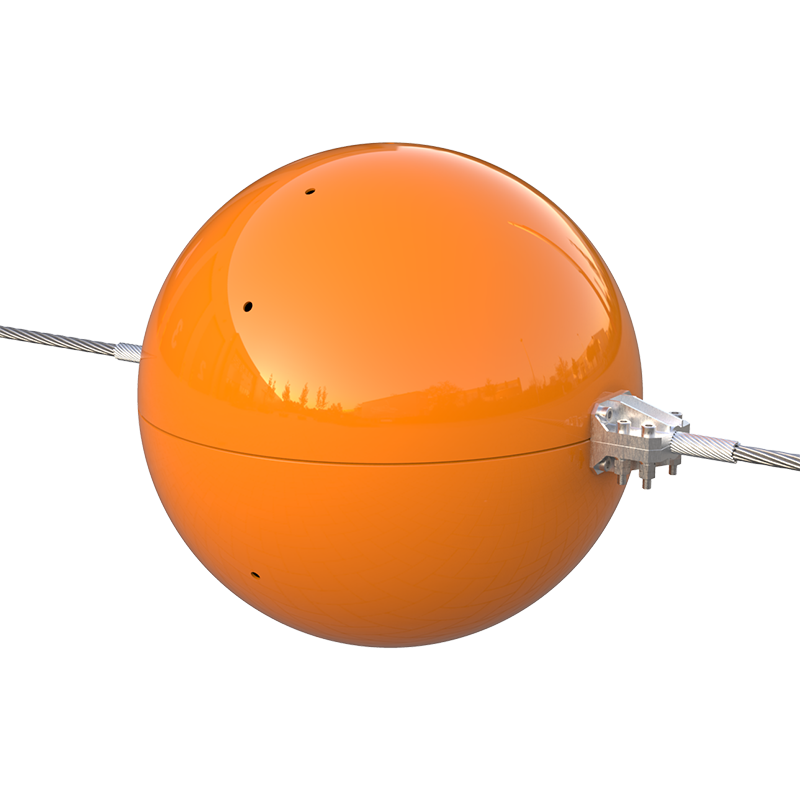 FRP aircraft warning ball