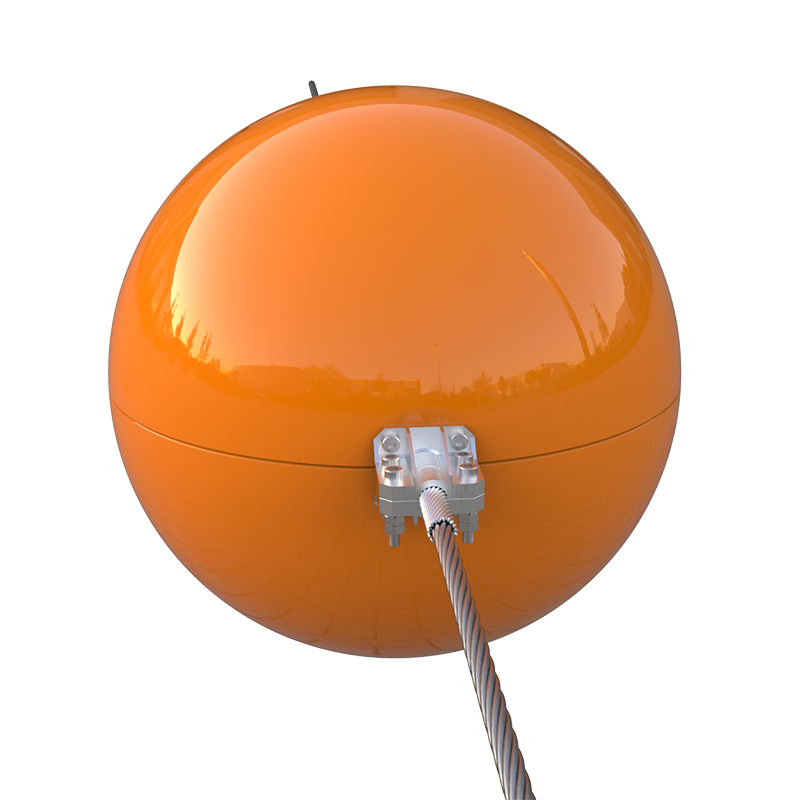 FRP aircraft warning ball