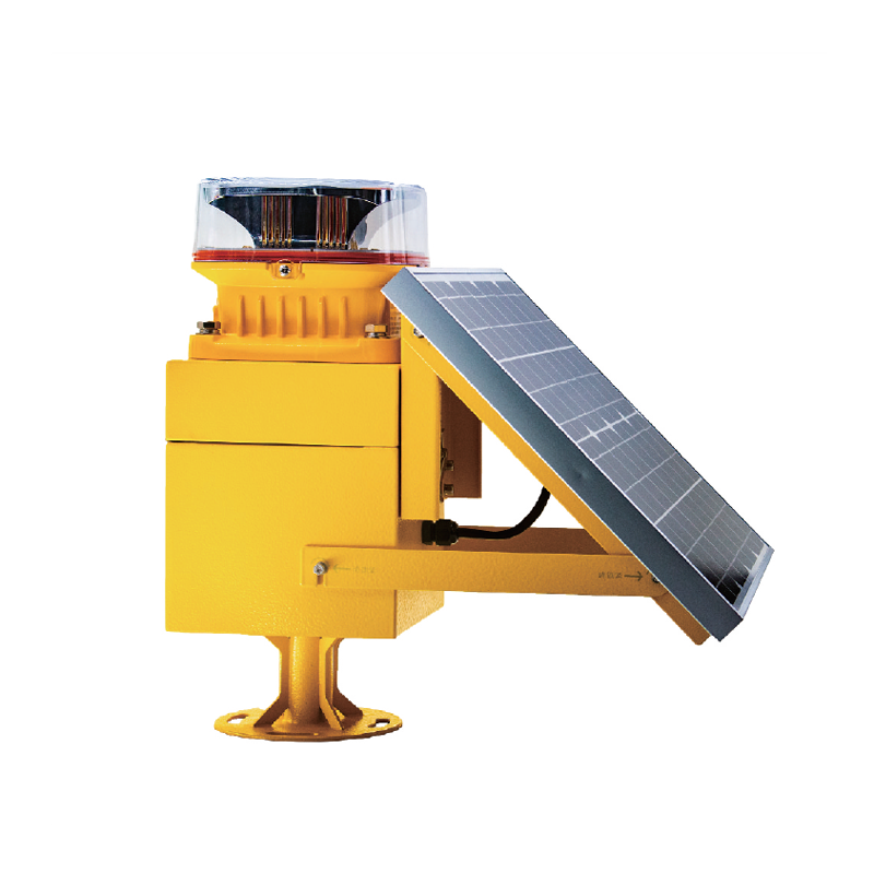 Portable Solar Aircraft Warning Light